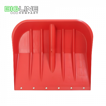 Лопата снеговая пластиковая 430490 цветная (с оцинк.планкой)