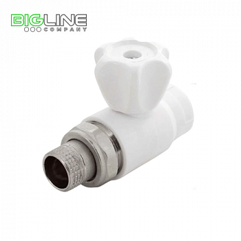 Кран шаровой для радиатора 2534 прямой, РТП