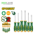 Отвертки в наборе 6 pcs Jadever №1 2