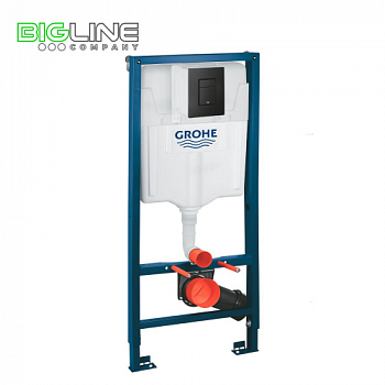 Grohe Solido 3в1 с панелью смыва черный