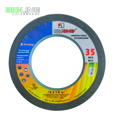 Круг LUGA ABRAZIV заточной на керамической основе d450*40*203*63С 60 O 7 V 35 (O,P) (1)