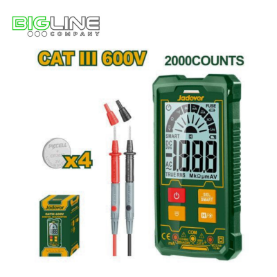 Мультиметр цифровой 2000 отсчётов, безконтактное обнаружение напряжения Jadever