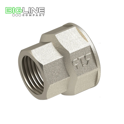 Муфта латунь никель переходная Ду 21 в.р РТП