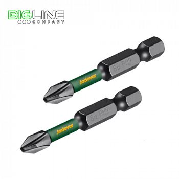 Биты для ударных отверток,PH2 50мм,2шт Jadever
