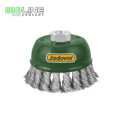 Щетка чашечная проволочная жесткая d-75мм,M14-2 Jadever