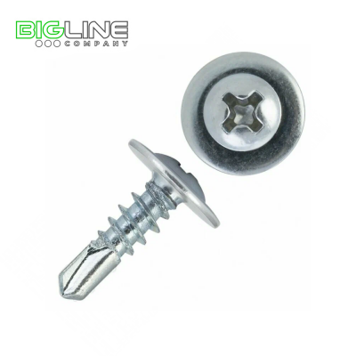 с пресшайбой и сверлом