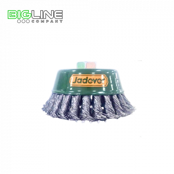 Щетка чашечная проволочная жесткая d-75мм,M142 Jadever