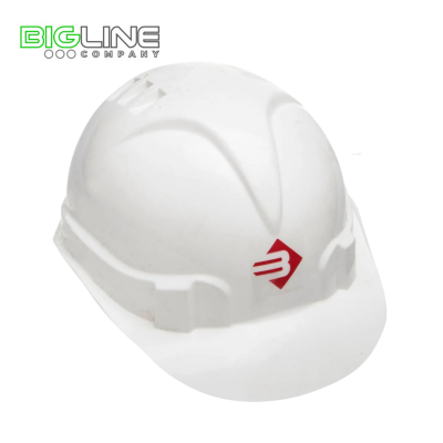 Каска защитная Белая с тканевой амортизационной вставкой (10)