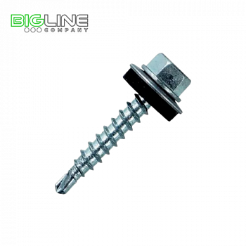 Шуруп кровельный оцинкованный (Мет.Дер.) 4,8х100