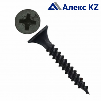 Шуруп каленый с частой резьбой 3,5*30 (по40 пач/0,3 кг) красные