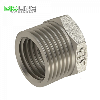 Футорка латунь никель 3412 НРВР РТП