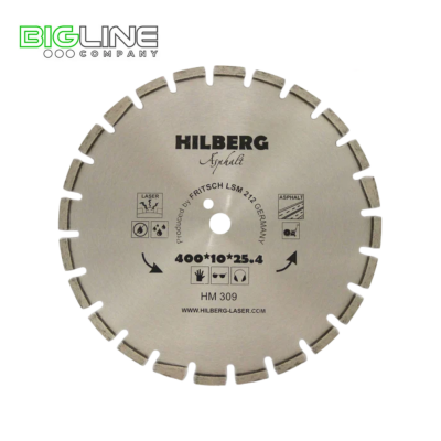 Диск Hilberg Hard Materials алмазный отрезной 40025,4 Лазер асфальт