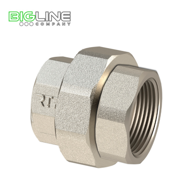 Муфта латунь никель  вн вн Американка РТП