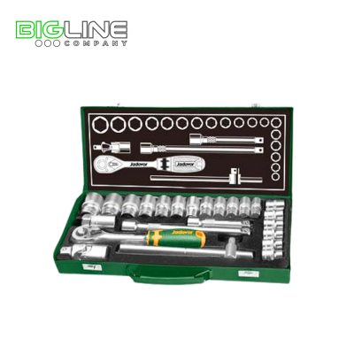 Набор головок с трещеткой 1.2,в кейсе  24pcs. головки 10-32мм.  Jadever1