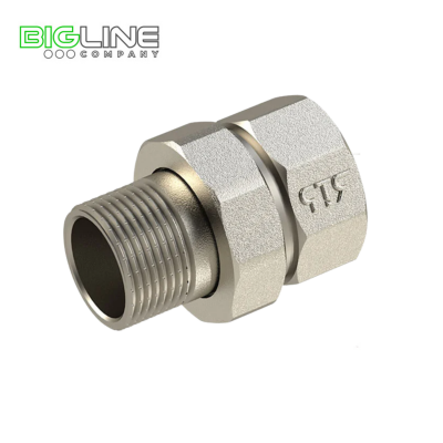 Муфта латунь никель 34 Американка РТП