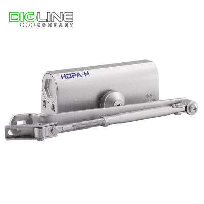 Доводчик НОРА-М-ISPARUS 440 дверной на 80-140кг, усилие 2-3, серебро,морозостойкий (10)