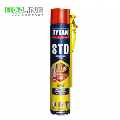 Пена монтажная TYTAN  STD бытовая 750мл