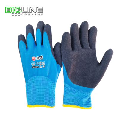 Перчатки обливная ладонь из латекса Water Proof зима (1/150)