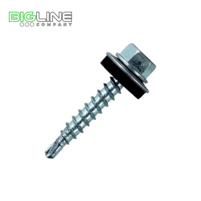 Шуруп кровельный оцинкованный (Мет.Дер.) 4,8х100